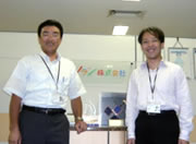 事業推進室　樋口高弘氏(左)とCCPM事務局担当　高橋知秀氏(右)