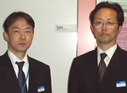 オムロンソフトウェアの事業開発室 中嶋氏と伊佐氏